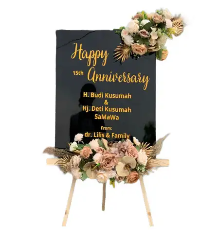 Papan Bunga Akrilik Pelaga