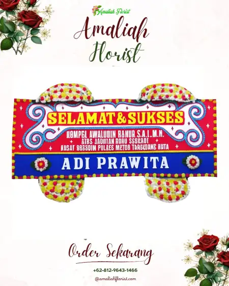 Papan Bunga Ucapan Selamat Pelaga
